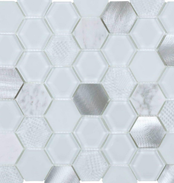 hexagon-backsplash-mosaic
